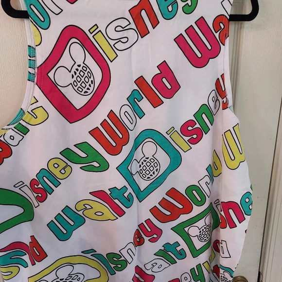 Walt Disney World Retro Logo Collection Tank Top in Size XL - Picture 6 of 7
